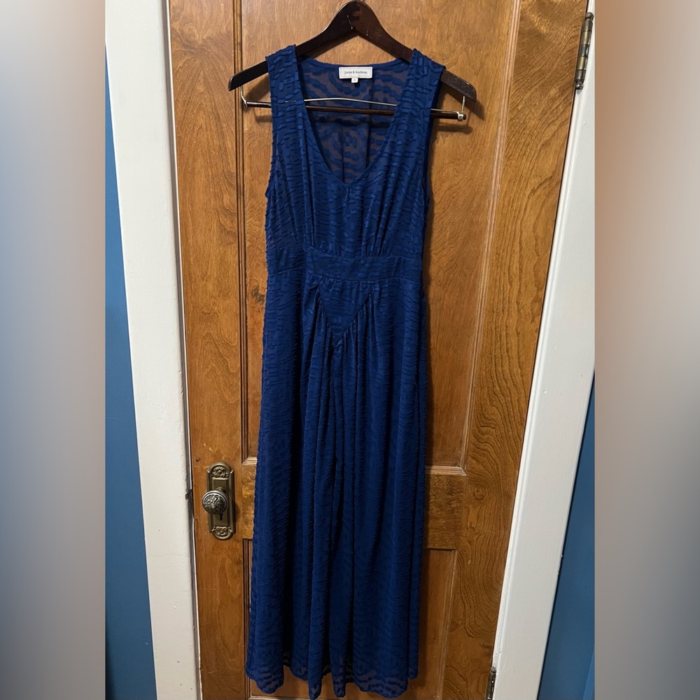 June & hudson long sheer dress